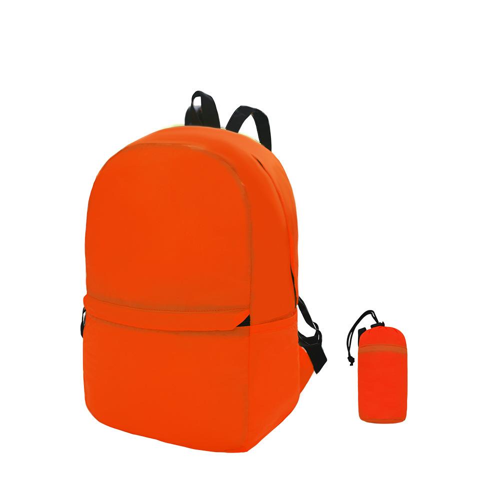 

Модный рюкзак большой вместимости, складной портативный, простой рюкзак для мужчин и женщин, легкий и удобный для хранения, школьные ранцы для школьников оранжевый