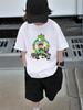 Action Ben 10 Short Sleeve T Shirt Children Summer Cute Crewneck Casual Boys Girls 3-14