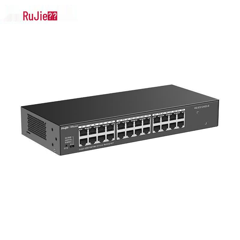 Ruijie RG-ES124GD-E 24-Port Gigabit Unmanaged Ethernet Switch