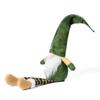 Cartoon Long-legged Christmas Doll Mini Knitted Christmas Figurine  Garden