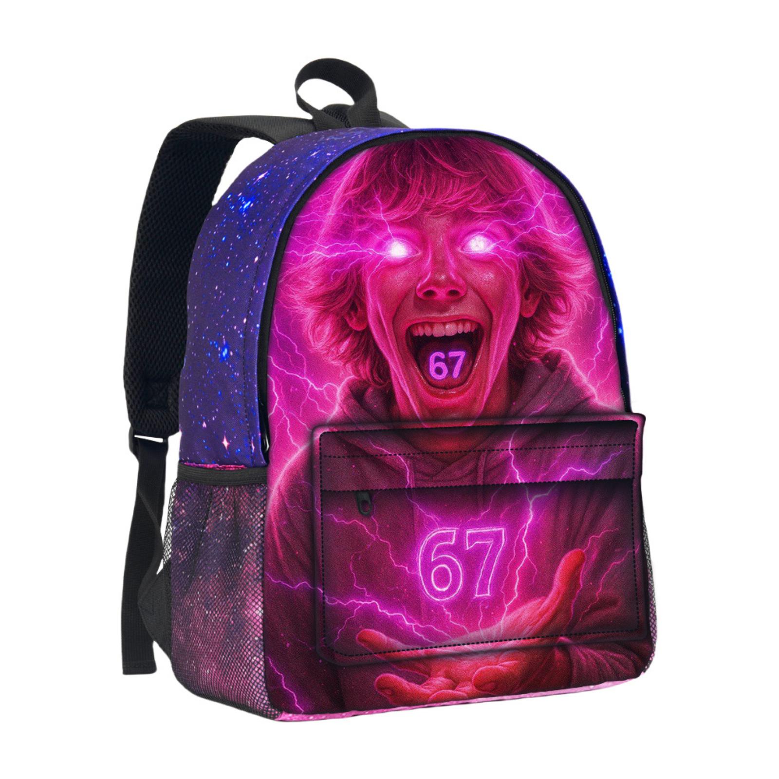 Elementary School Cartoon Backpack And Peripheral Backpack One Size