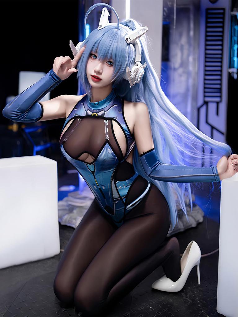 SENMHS Sexy Cyberpunk Senki Cosplay Zentai Lingerie Costume with Perfect for or Any Other A Sexy Gift for Your Girlfriend or One Size Fits Full-Body