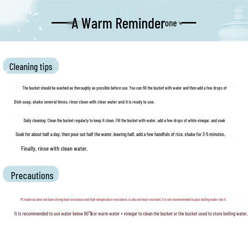 Baijie 7.5L Food-Grade Portable Water Dispenser Bottle