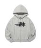 NICEGHOSTCLUB 3Star Applique Hoodie Zip Up_Grey(Ng2Gsum490A)