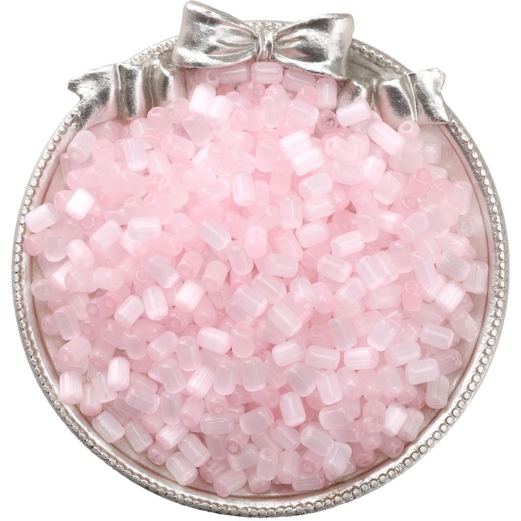 60Pcs Glass Seed Beads Cat Eye Jujube Shaped Beads DIY Bracelet Necklace For Jewelry Making Accessories