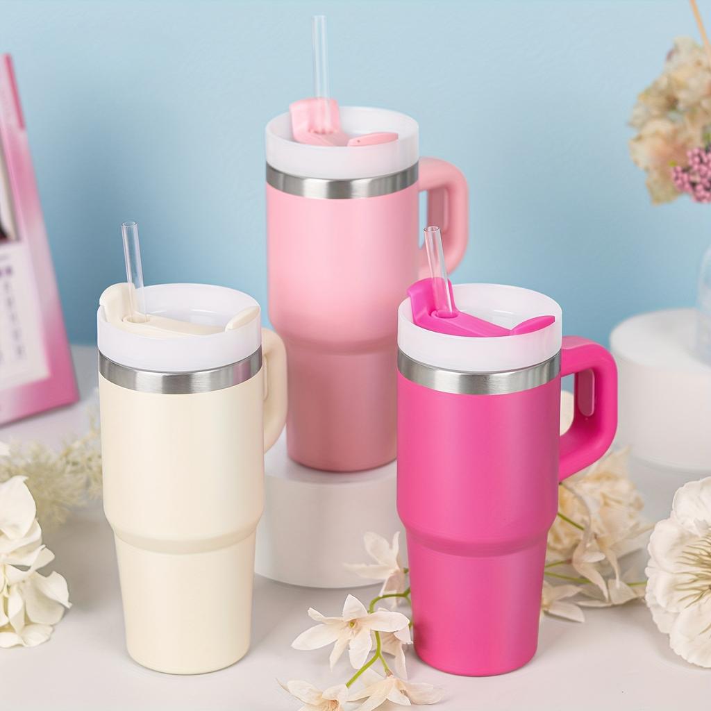 14 Oz Stainless Steel Insulated Mug with Lid and Straw - BPA Free, Shatterproof, Great for All Seasons - Ideal Gift for Birthdays, Halloween