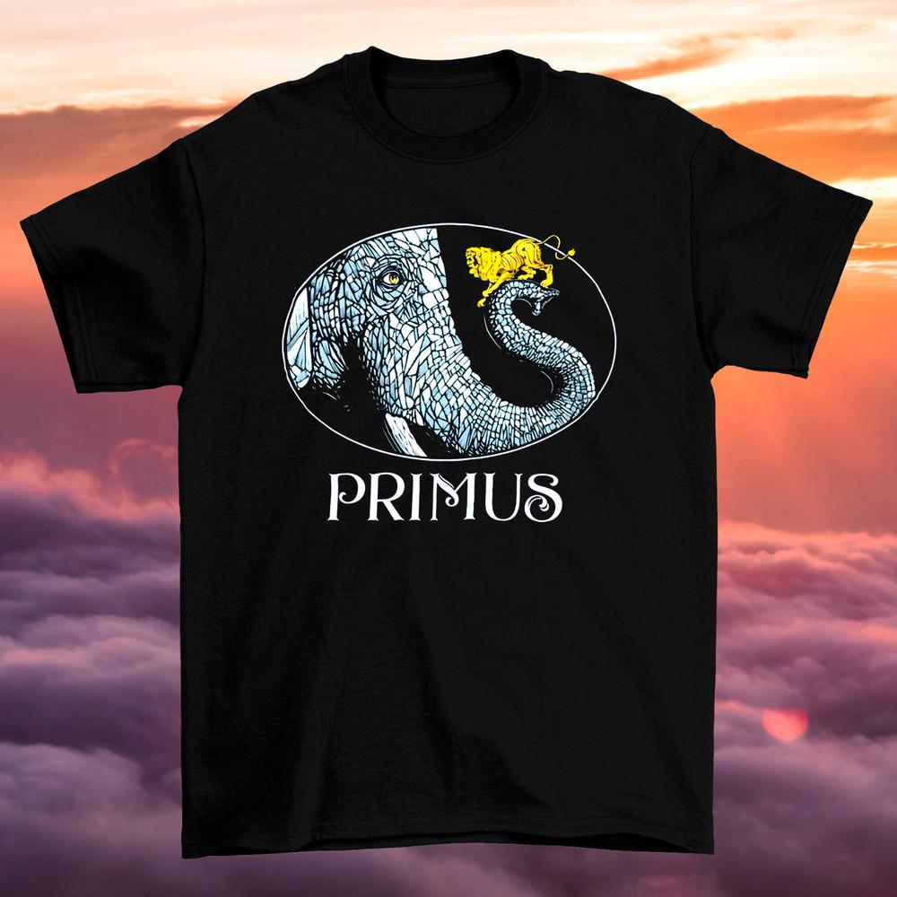 Primus Band Elephant Tour Cotton Black Unisex S-5XL T-Shirt 1T53 Unisex T-Shirt XXXL