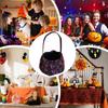 Halloween Bucket Children's Candy Basket Trick-or-Treat Bag Festival Decoration For Night Outdoor Adventures Kids Family Cosplay