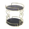 Cosmetic Storage Rack 2 Tier Makeup Organizer Shelf Bathroom Vanity Tray Jewelry Stand for Perfumes