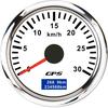 30km/h 60km/h 120km/h 200km/h Speed Gauge with GPS Antenna 52mm Gps Speedometer 7 color Backlight for 12V Car Boat