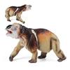 Realistic Brown Bear Figure Toy Wild Desktop Animal Ornament  for Home Decor Office Display