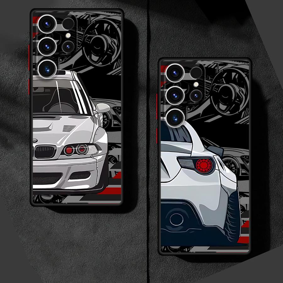 Japan Sports Cars Phone Case for Samsung Galaxy S9 S21 FE S24 S8 S22 Plus S25 Note 20 10 S23 Ultra S20 Soft Cover