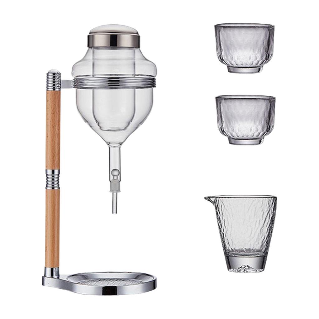 Decanter And Cup Set, Pot Dispenser for Cold Sake