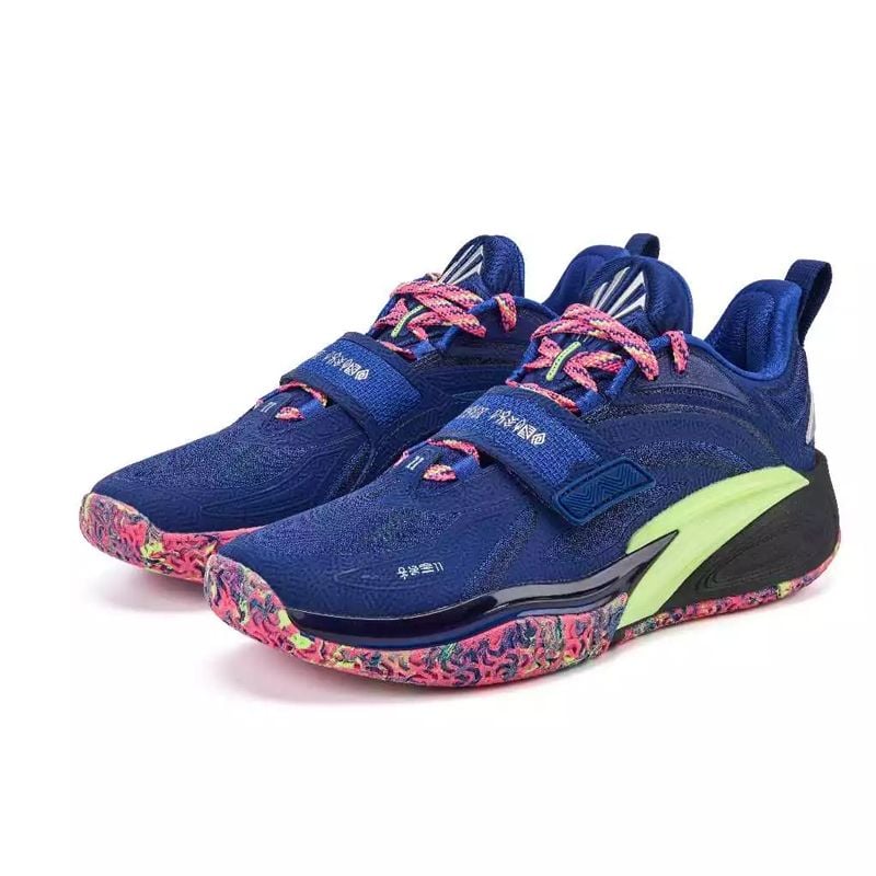 Anta Kai 1 Da11as Asia Release Men Sneakers Blue Blue-Aura Lime 1124D1113-6