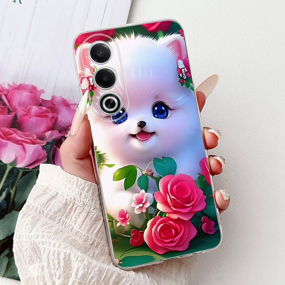 For OPPO K12x A80 Case 2024 New Fashion Love Heart Soft Silicone Back Cover For OPPO A3 Pro 5G CPH2639 A 80 K 12x CPH2667 Bumper