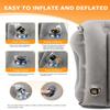 New Pattern Inflatable Travel Pillow Portable Chin Support Neck Pillow for Airplane Car Bus Train Office Nap Rest Support Pillow