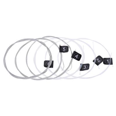 Orphee NX35 Nylon Classical Guitar Strings 6pcs Full Set Replacement (.028-.045) Nylon Core Silver