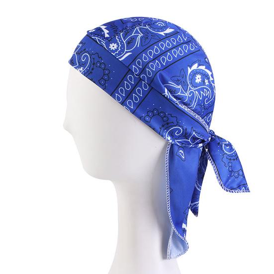 Cappello da Pirata in Tessuto Traspirante con Stampa di Anacardi Poliestere Spandex 1 Pezzo