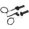 7 8in Throttle Brake Handle Cable Kit Black Matte Texture Replacement for 50cc 90cc 110cc 125c 4 Stroke Dirt Bike