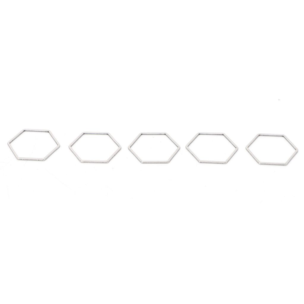 30Pcs   Shaped Hollow Resin Frame Stainless Steel Open Bezel Hollow Pendants Mold for