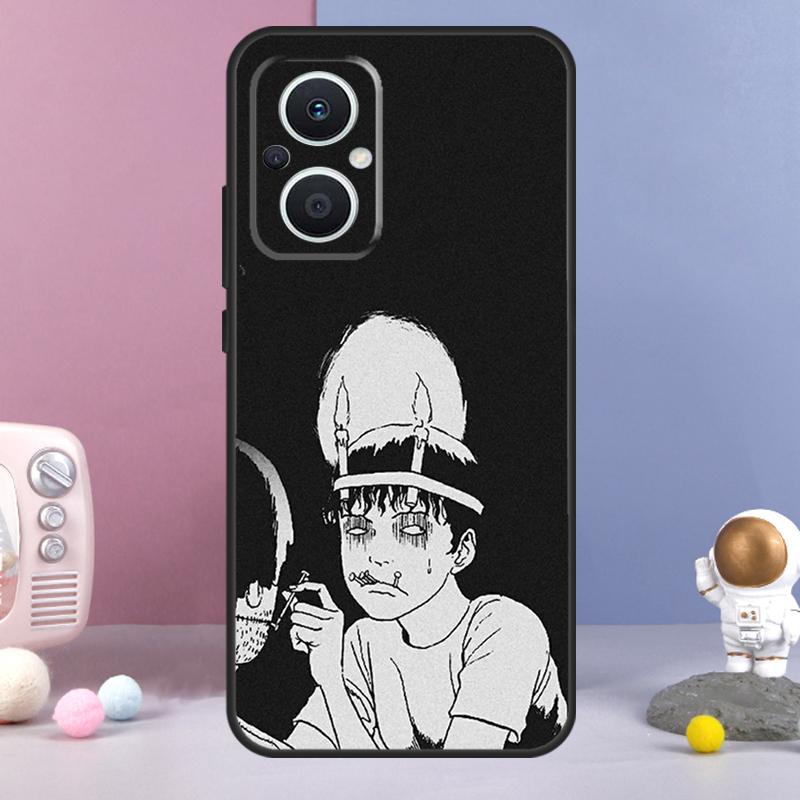 

Horror Manga Style Funda For OPPO Reno 8 Lite 11F 12F 13F 14F 10 11 12 13 14 Pro OPPO Find X9 X5 X6 X8 Pro Case OPPO Reno12 F