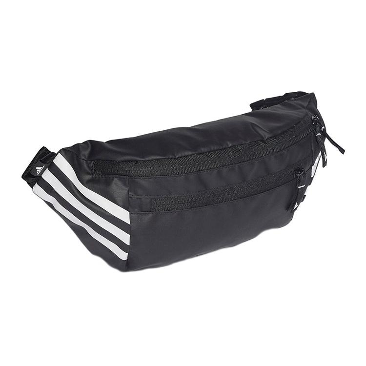 New Adidas Future Icon Waist Bag Black/White HB1328