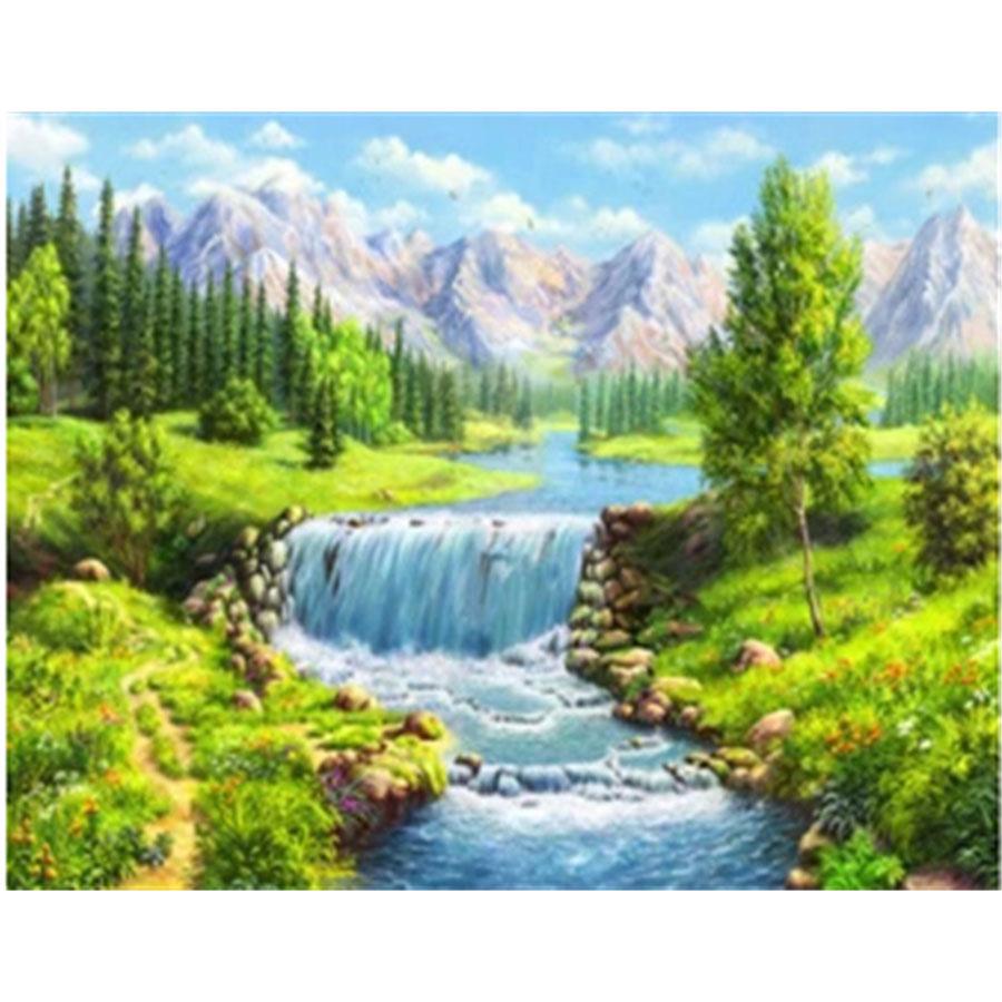 DIY Diamond Painting Quaternary Scenery Cross Stitch Kit Mosaic Art Diamond Painting Full Circle/Square Diamond Home Decoration