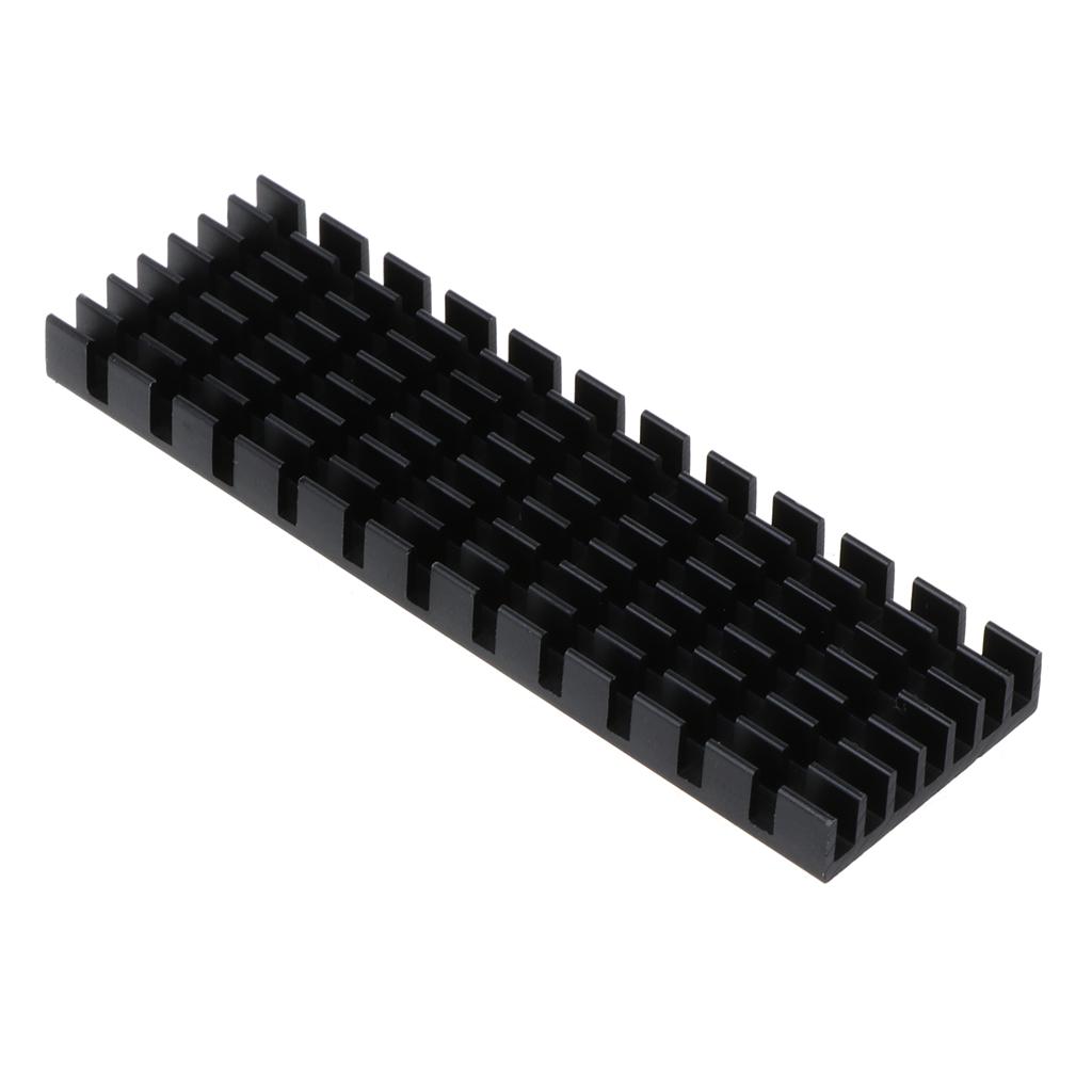 Aluminum Cooling Heat Sink Thermal Pads Heat Dissipation Radiator Thickness 6mm for M.2 Sata PCI-E NVME M2 SSD Heatsink