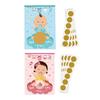 Pack of 24 Baby Shower Game Cards Scratch Lottery Tickets Exciting Raffle Cards Fun Party Icebreakers Activities