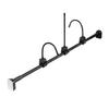 Adjustable Garland Hanger for Front Door Extendable Metal Plant Hanger with Hook No-Drilling Installation