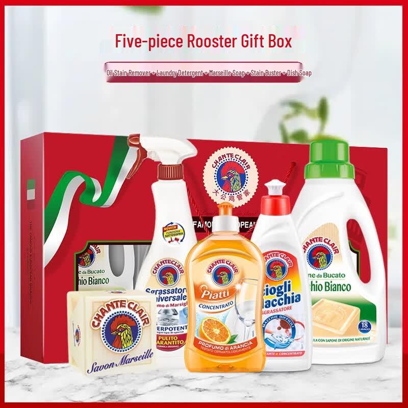 Big Rooster Housekeeper Concentrated Laundry & Household Cleaning Set