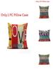 Premium Housse De Coussin Carr Coton Imprim Lettres Rtro Mlang For Timeless Elegance
