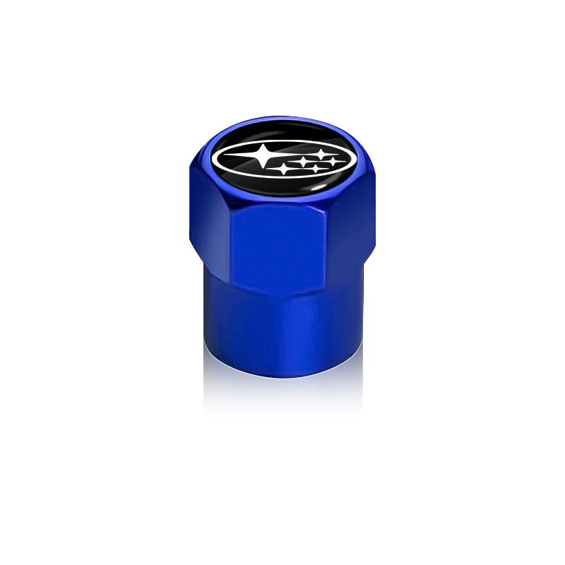 4 Stück/Set Auto Reifenventilschaft Luftkappen Diebstahlsicher Luftdichte Abdeckung Für Subaru Forester impreza Outback Legacy Tribecacar WRC XV Autozubehör