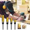 4 adet 1/4 Shank Şablon Trim Menteşe Zıvana Freze Ucu Düz End Mill Giyotin Temizleme Gömme Trim Zıvana Kesici ForWoodworking