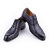 Fashion Men's Dress Shoes Leather Mens Formal Business Office New Style Pure Handmade Oxfords Lace-up Pointed High Quality Classic Shoes