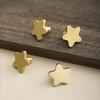 Brass, Five Pointed Star Handle, Children's Room Cabinet Door, Cabinet Drawer, Furniture, Five Pointed Star, Small Handle