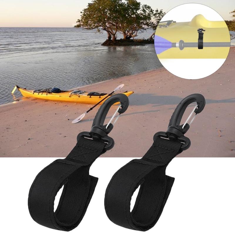 Nuovo Confezione da 2 Supporto per Remi da Kayak Supporto per Cinghia del Remo Clip per Tavola da Paddle SUP Barca Gonfiabile Remo