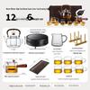 Yihu Heat-Resistant Glass Tea Kettle & Tea Set