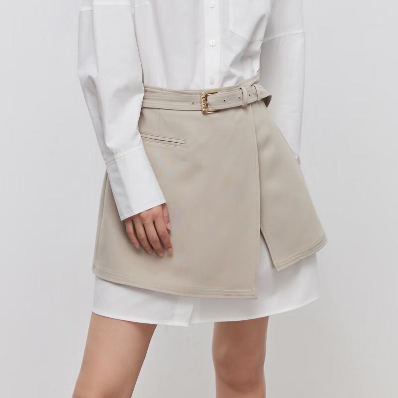 ONLY 2025 Summer A-Line Long Sleeve Shirt Dress