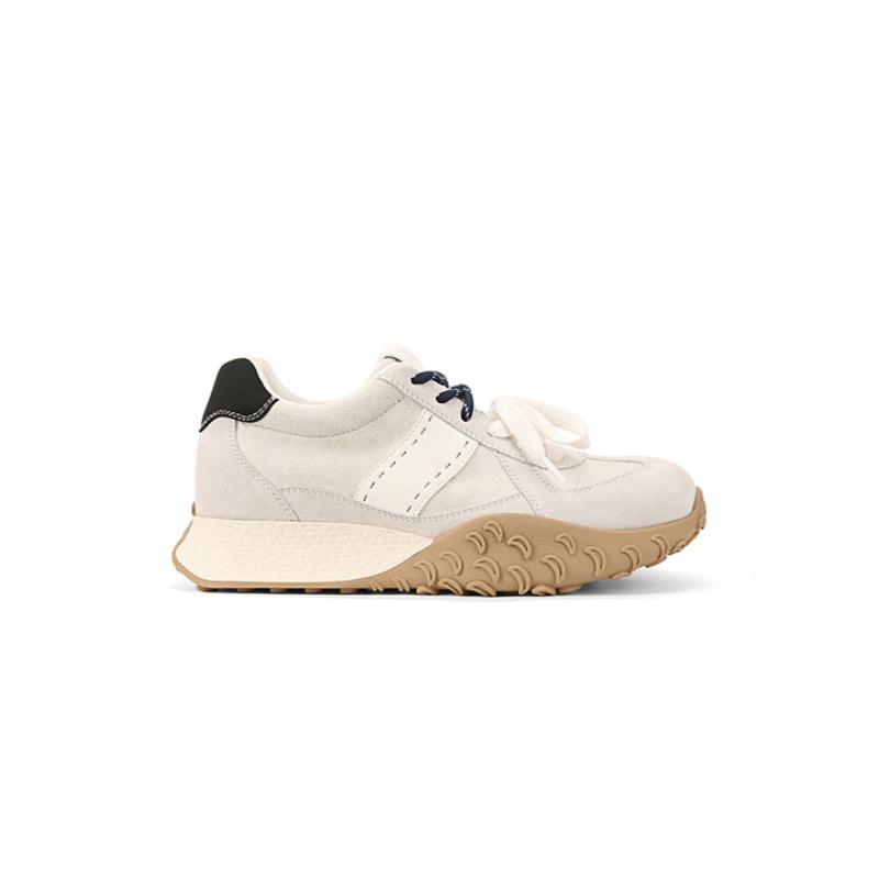 Leather Version 7cm Arch Support~ Inner Height Increase Popcorn Thick Bottom Leisure Sports Women