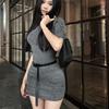 High-End Elegant Knit High Neck Bodycon Dress - Sophisticated Summer Style