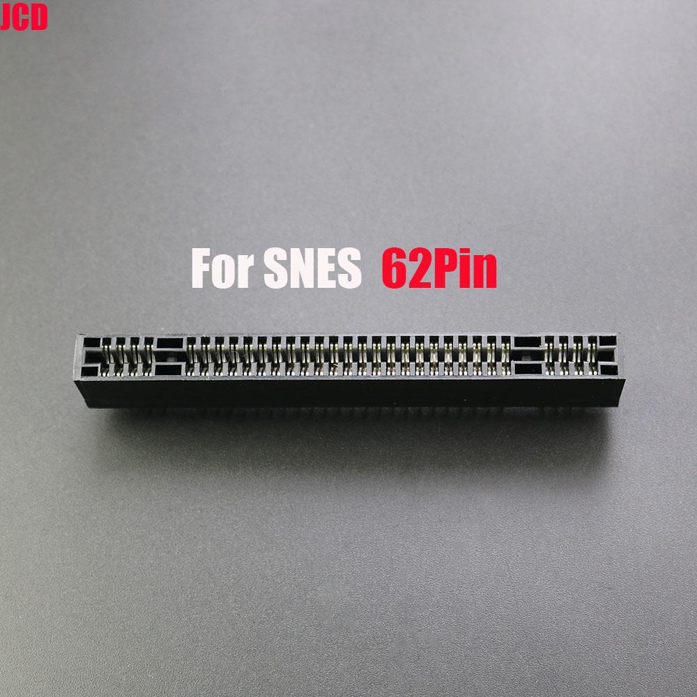 

JCD 1pcs For SNES N64 SEGA FC Connector Game Card Slot 62pin 50pin 64pin 60pin For SEGA Genesis N64 SNES FC clone console