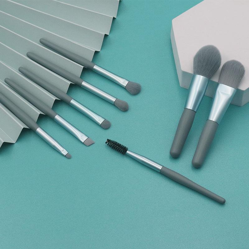 Mini Makeup Brush Set, Complete Set of Beginners’ Beauty Tools with Wooden Handle, Soft-bristled Makeup Brushes