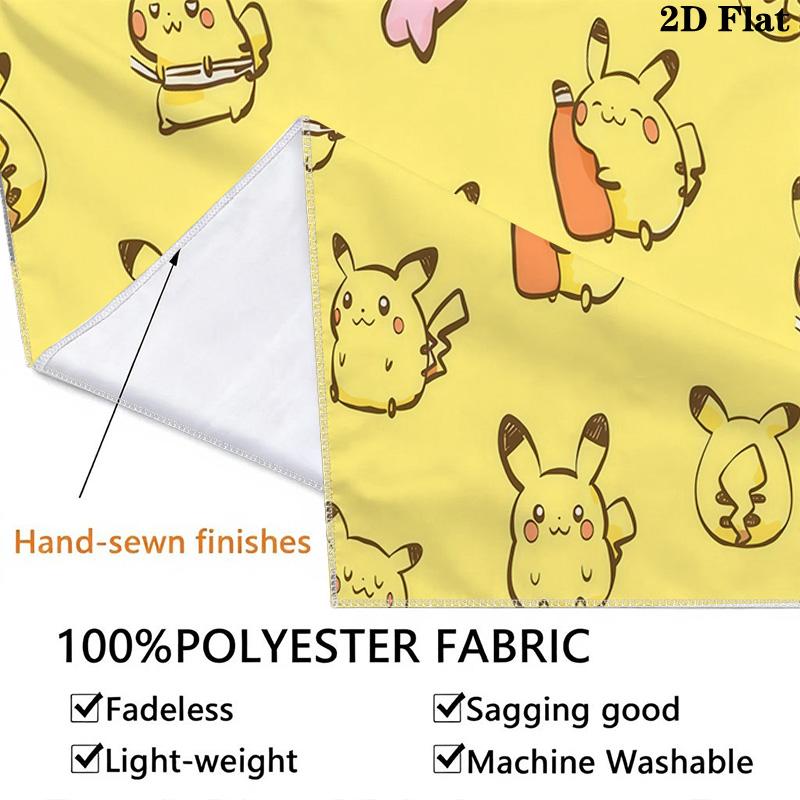 Pikachu Printed Tapestry – Wall Hanging for Bedrooms, Dorms, and Home Decor