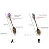 Natural Amethyst Dessert Tool Stirring Scoop Tableware Coffee Spoon Tea Spoon Kitchen Supplies