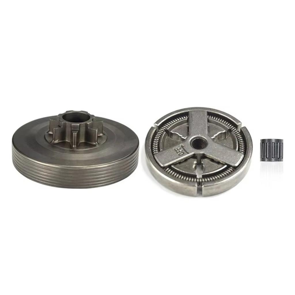 3pcs Clutch Drum Clutch CoverNeedle Bearing for 4500 5200 5800 45cc 52cc 58cc Chainsaw Replacement Part Gardening Tools
