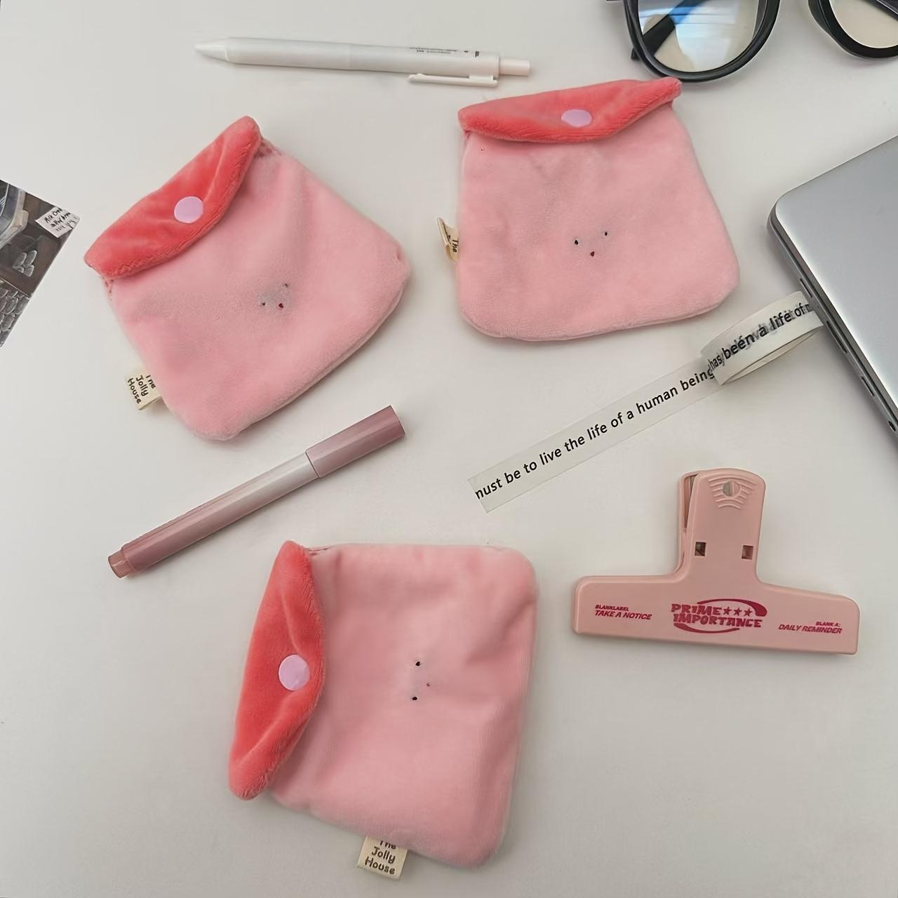 

Карамельный пудинг в форме кошелька для монет, Милая мини-плюшевая сумка для хранения, Портативный для наушников, Хранение ID, Креативные мелочи