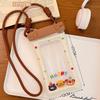 Transparent Waterproof Mobile Phone Bag Touch Screen Double Hanging Rope Hanging On Neck Phone Bag Cartoon Underwater Dry