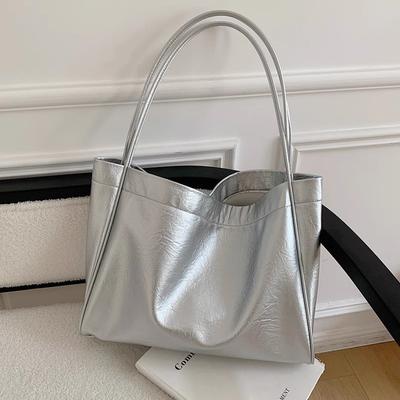 Slouchy Big Bag with Retro High-capacity Tote Bag Niche Single Shoulder Commuter Bag