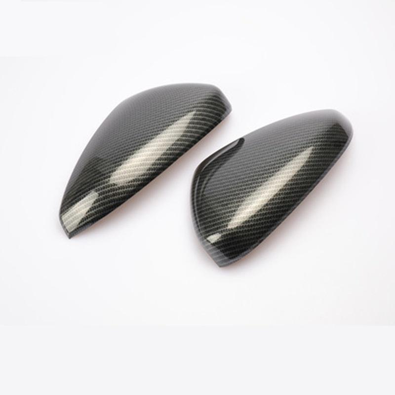 For Peugeot 3008 3008GT 4008 5008 2017 2018 2pcs/lot Carbon Fiber Style Side RearView Mirror Cap Cover Decoration